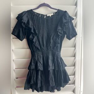 Black Loveshackfancy Natasha Mini Dress size P/XXS